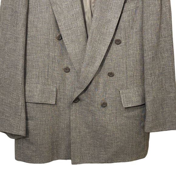 Nordstrom Gray Double-Breasted Blazer - Picture 4 of 12